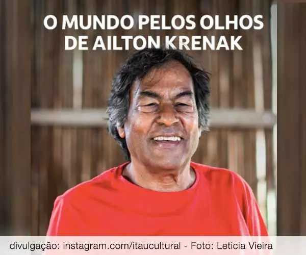 Foto de Ocupação Ailton Krenak