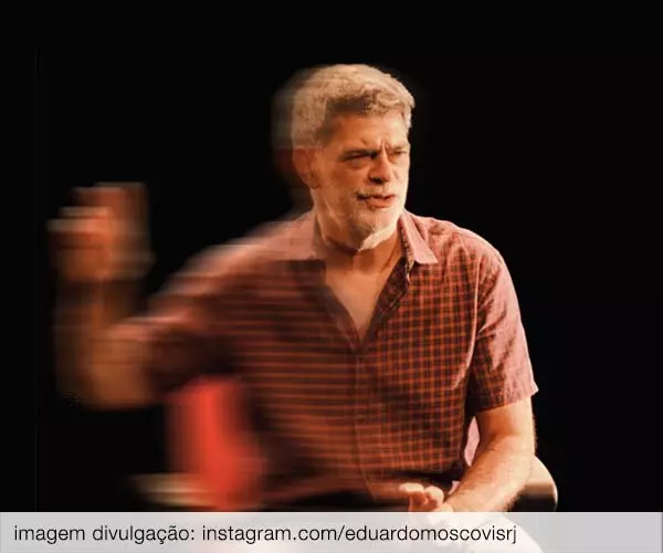 Foto de Eduardo Moscovis em O Motociclista no Globo da Morte