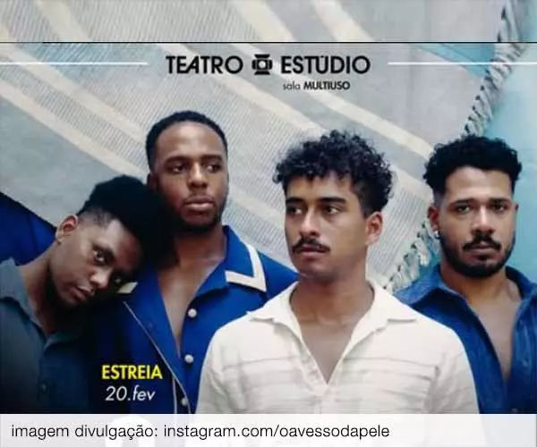 Foto de O Avesso da Pele no teatro