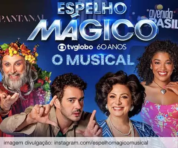 Foto de Marcos Veras e Eliane Giardini lideram “Espelho Mágico”