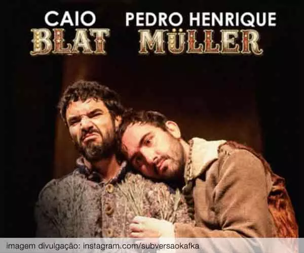 Foto de Subversão Kafka – com Caio Blat e Pedro Müller