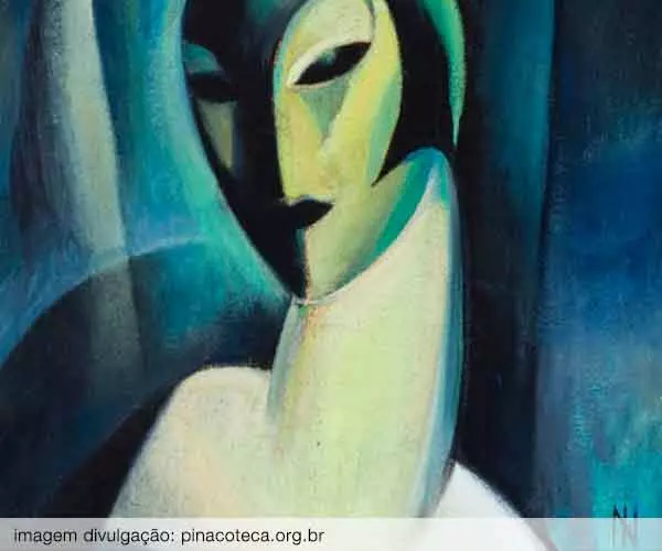 Foto de Ismael Nery em exposição