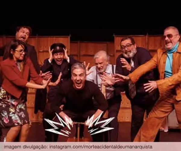 Foto de Morte Acidental de um Anarquista – volta aos palcos com Marcelo Laham