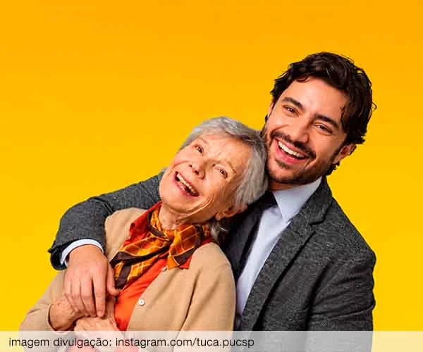Foto de Prova de Vida com Miriam Mehler e Rafael Primot
